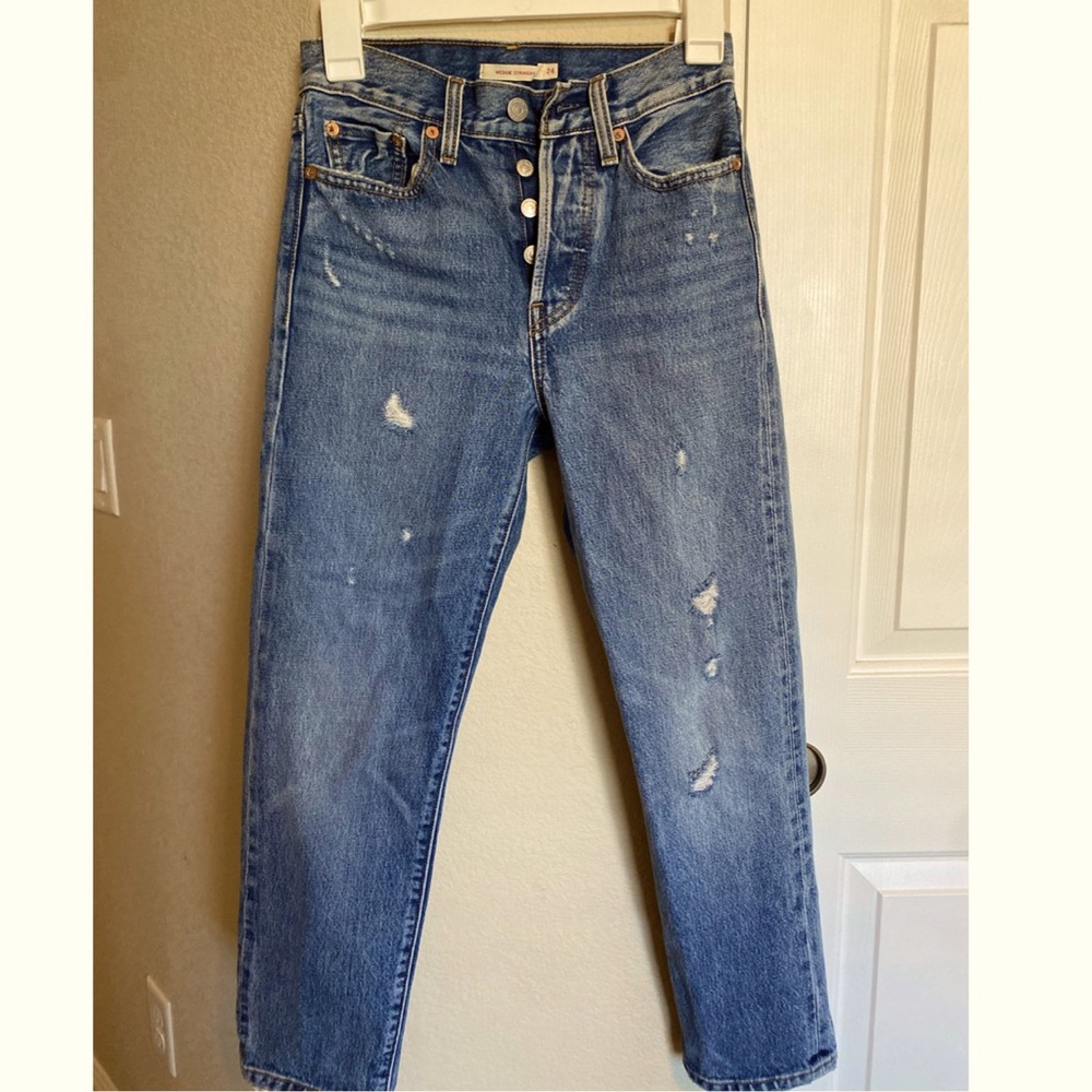 Levi's Wedgie Straight Leg Jean Before Dawn